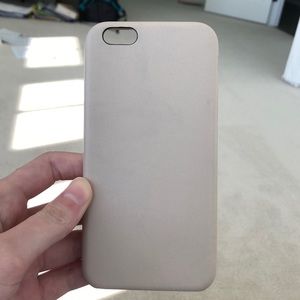 Taupe Leather iPhone 6/6s case